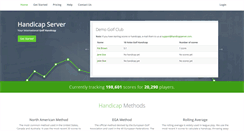 Desktop Screenshot of handicapserver.com